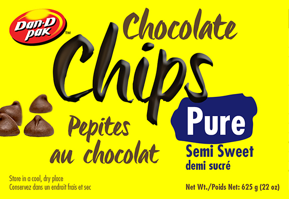 Packaging di marca per pepite di cioccolato
